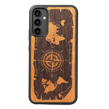 bewood Drvena maskica za Samsung Galaxy A34 5G RUŽA VJETROVA MERBAU