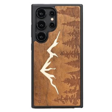 bewood Drvena maskica za Samsung Galaxy S24 Ultra MOUNTAINS IMBUIA