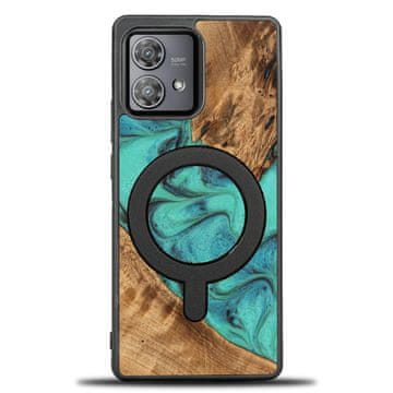 bewood jedinstvena maskica za Motorola Edge 40 Neo - tirkizna s MagSafeom