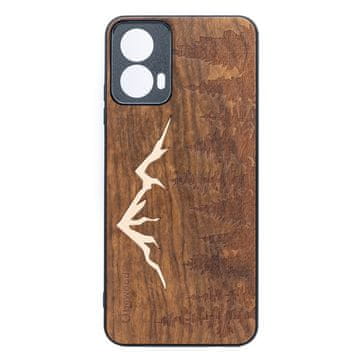 bewood Drvena futrola za Motorola G34 5G MOUNTAINS IMBUIA