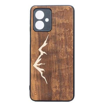 bewood Drvena futrola za Motorola G54 5G MOUNTAINS IMBUIA