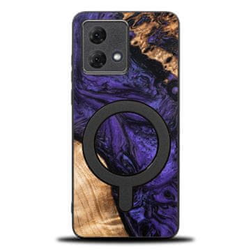 bewood Unique maskica za Motorola G84 5G - ljubičasta s MagSafeom