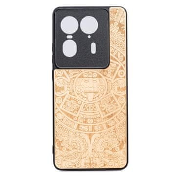 bewood Drvena futrola za Motorola Edge 50 Ultra AZTEC KALENDAR ANIEGRE