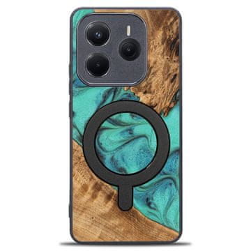 bewood Unique maskica za Xiaomi Redmi Note 14 5G - tirkizna s MagSafeom