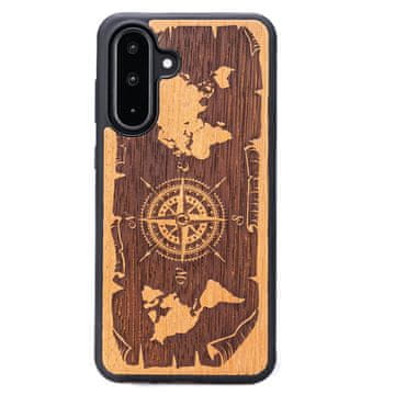bewood Drvena maskica za Samsung Galaxy A26 5G RUŽA VJETROVA MERBAU