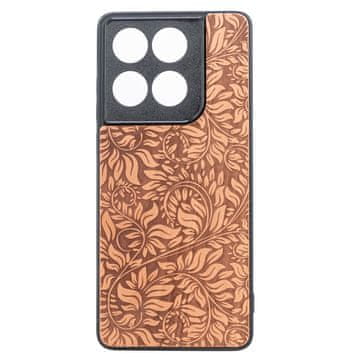 bewood Drvena futrola za Motorola Edge 60 / 60 Fusion 5G s uzorkom listova jabuke