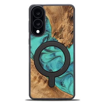 bewood Unique maskica za Samsung Galaxy S25 Edge - tirkizna s MagSafeom