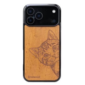bewood drvena maskica za iPhone 17 Pro Max MAČKA LOVER IMBUIA