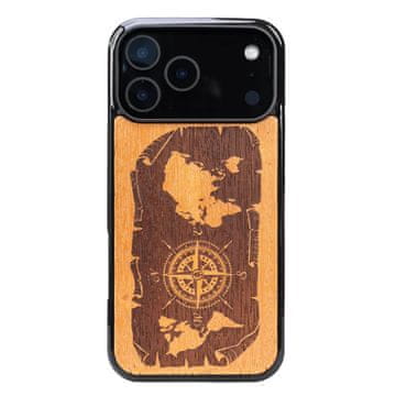 bewood drvena maskica za iPhone 17 Pro Max RUŽA VJETROVA MERBAU