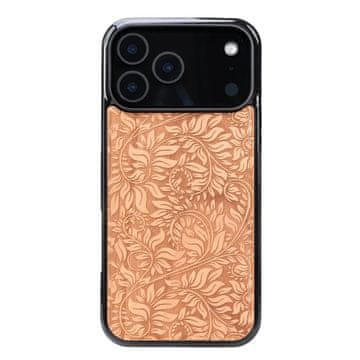 bewood drvena maskica za iPhone 17 Pro Max s motivom lišća jabuke