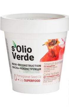 DE rekonstruktivna maska s uljem sjemenki nara za oštećenu kosu, 200 ml