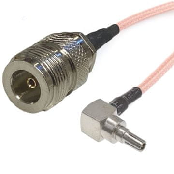 Pigtail CRC9 utikač / N utičnica RG316 15cm