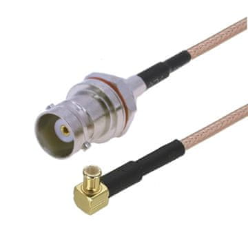 Pigtail MCX utikač / BNC utičnica BH 20cm v3