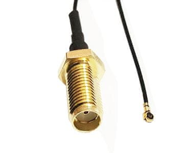 Pigtail MHF4 ženski / SMA utičnica RF0.81 80cm