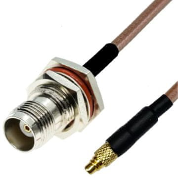 Pigtail MMCX utikač / TNC utičnica BH RG316 20cm