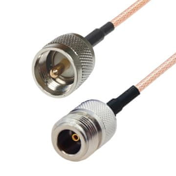 Pigtail N utičnica / UHF utikač RG316 5m