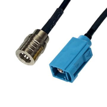 Pigtail QMA utikač / FAKRA utičnica 20cm RG174