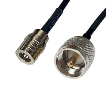 Pigtail QMA utikač / UHF utikač RG174 20 cm