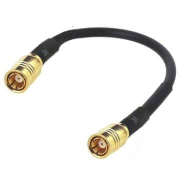 Pigtail SMB utičnica / SMB utičnica RG174 50cm