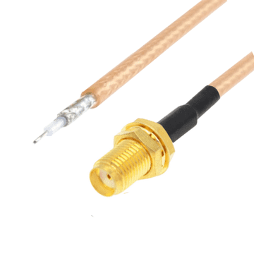 Pigtail SMA utičnica / lemljenje RG316 50cm