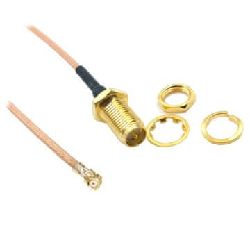 Pigtail uFL IPEX IPX / SMA-RP utičnica RG178 5cm