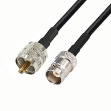 Antenski kabel BNC utičnica / UHF utikač H155 1m