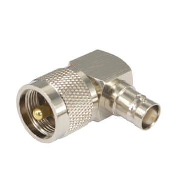 BNC utičnica / UHF utikač, kutni adapter