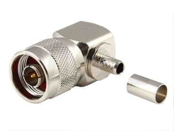 N utični konektor za RG58 kabel, KUTNI
