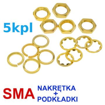 SMA montaža, matica, podložke SET OD 5