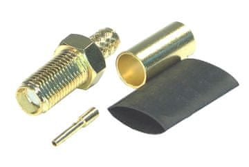 SMA utičnica za RG58 kabel, krimpovana