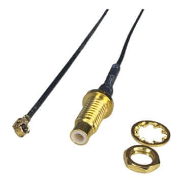 Pigtail MHF4 / SMC utičnica RF0.81 15cm