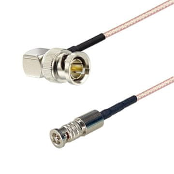 SDI kabel BNC utikač RA / mini BNC utikač 75ohm 1m