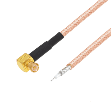 Pigtail MCX utikač RA RG316 za lemljenje 30 cm