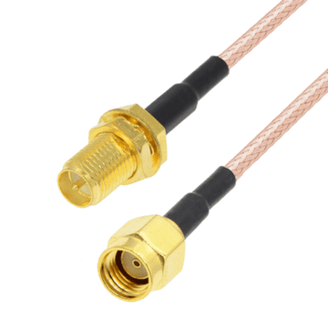 Pigtail SMA-RP utičnica / SMA-RP utikač RG316 5m