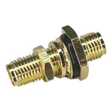 Adapter SMA utičnica / SMA utičnica S BRTVOM