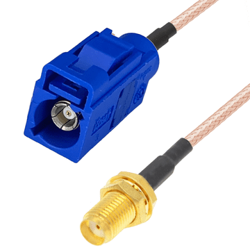 Pigtail FAKRA C utičnica / SMA utičnica RG316 50cm