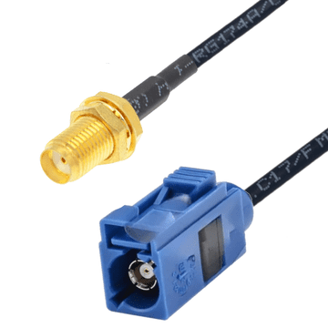 Pigtail FAKRA C utičnica / SMA utičnica RG174 1m