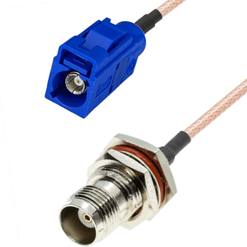 Pigtail FAKRA C utičnica / TNC utičnica 50cm V1