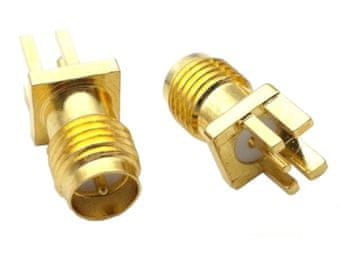 SMA-RP utičnica ravna za rub PCB-a 1,6 mm