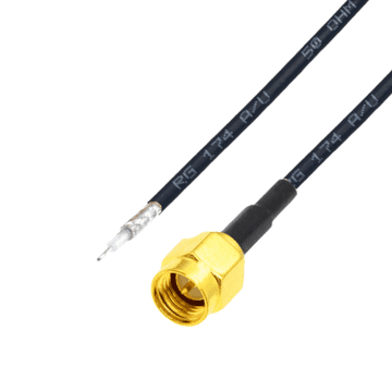 Pigtail SMA utikač / lemljenje RG174 1,2 m