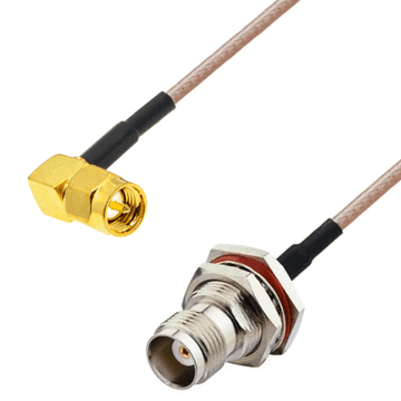 Pigtail SMA utikač RA / TNC utičnica RG316 15cm