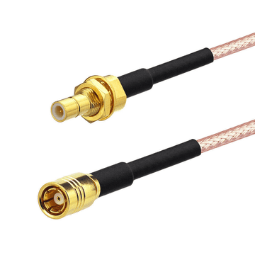 Pigtail SMB zv. BH / SMB uto. RG316 1m