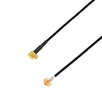 Pigtail uFL muški / MCX utikač RA RF1.37 15cm