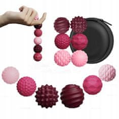 Luxma Magnetske antistresne senzorne loptice s kutijicom adhd ASD SI 6 kom roze