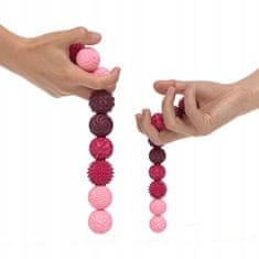 Luxma Magnetske antistresne senzorne loptice s kutijicom adhd ASD SI 6 kom roze
