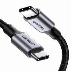Ugreen 100W PD USB-C kabel, 3 m – polietilenska vrećica