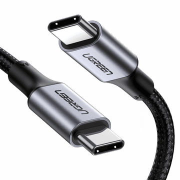 Ugreen 100W PD USB-C kabel, 3 m – polietilenska vrećica