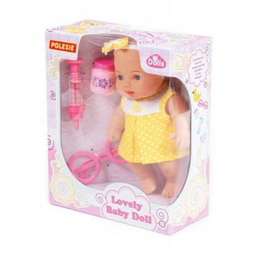 Polesie Lalka Bobas 24cm z zestawem lekarza 3elem.
