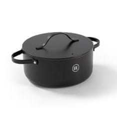 BE Living Posuda za kuhanje s poklopcem Essential Black 24 cm