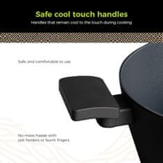 BE Living Posuda za kuhanje s poklopcem Delight Black 24 cm